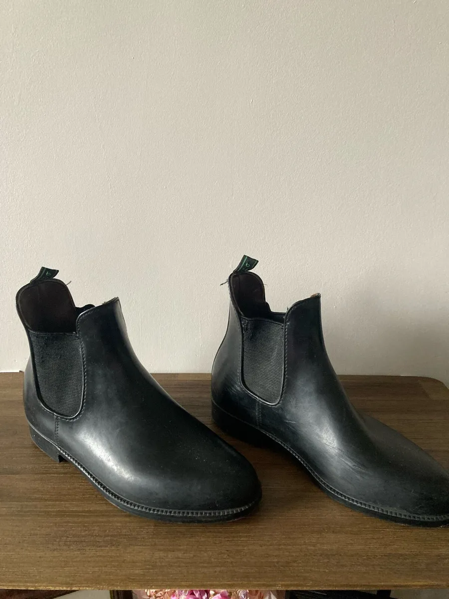 Aigle ankle boots & Harry Hall jodhpurs - Image 1