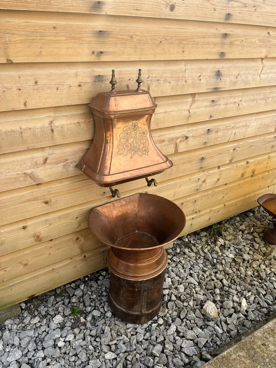 Antique French Copper Water Fountian - Image 1