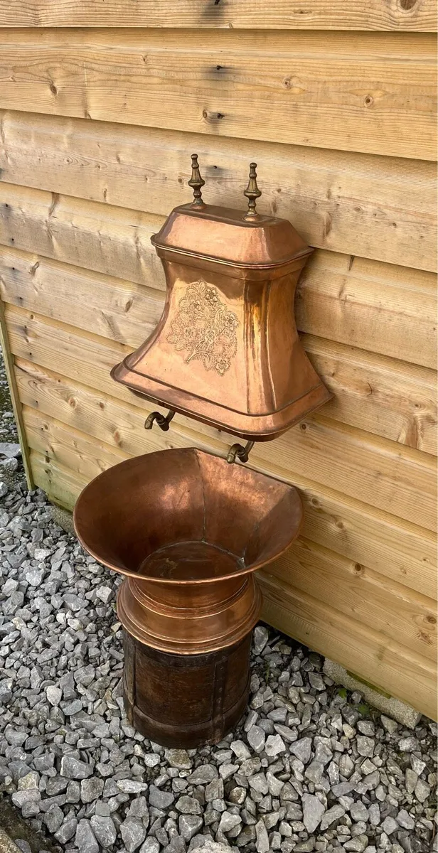 Antique French Copper Water Fountian - Image 3