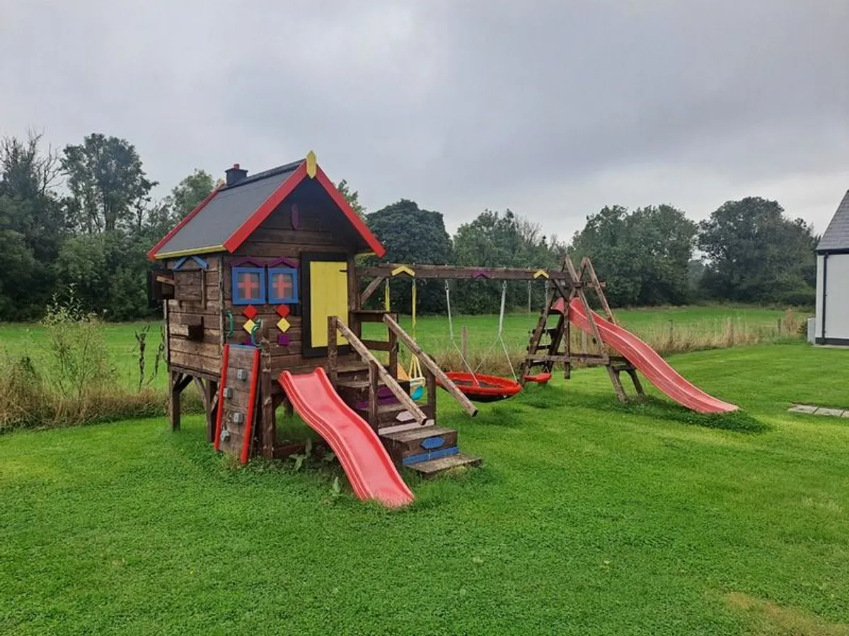 Childrens wooden garden playset large - Image 3