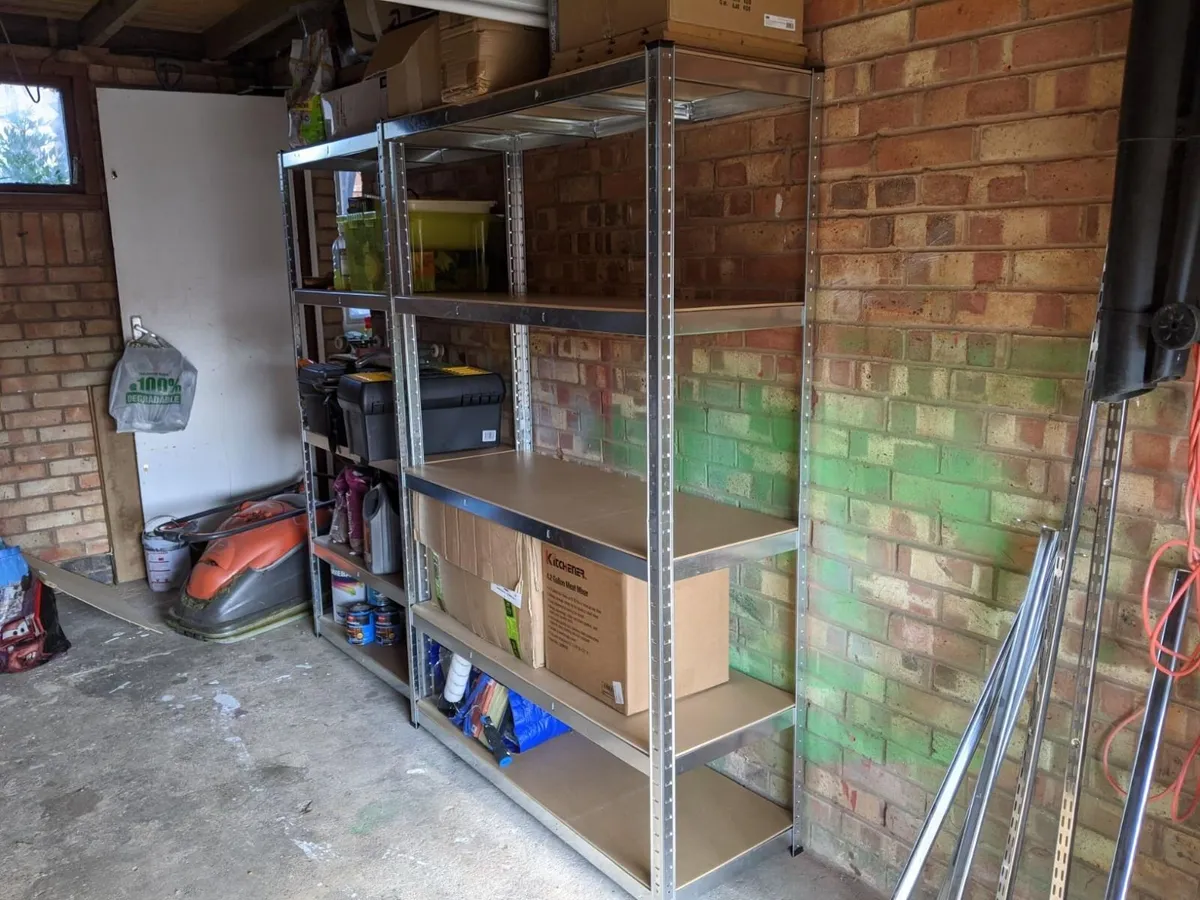 5 Tier Galvanised Metal Shelving FREE DELIVERY - Image 3