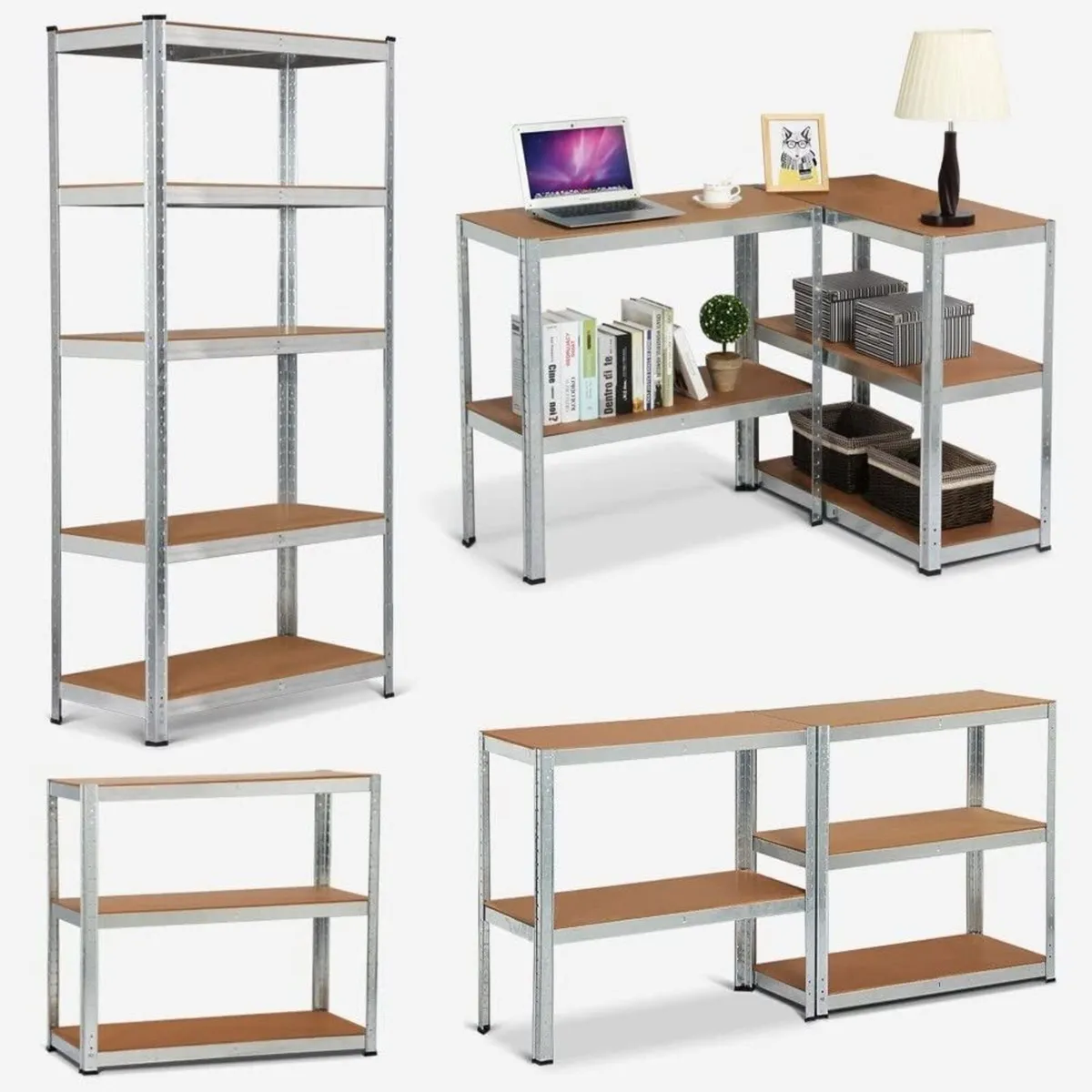 5 Tier Galvanised Metal Shelving FREE DELIVERY - Image 4