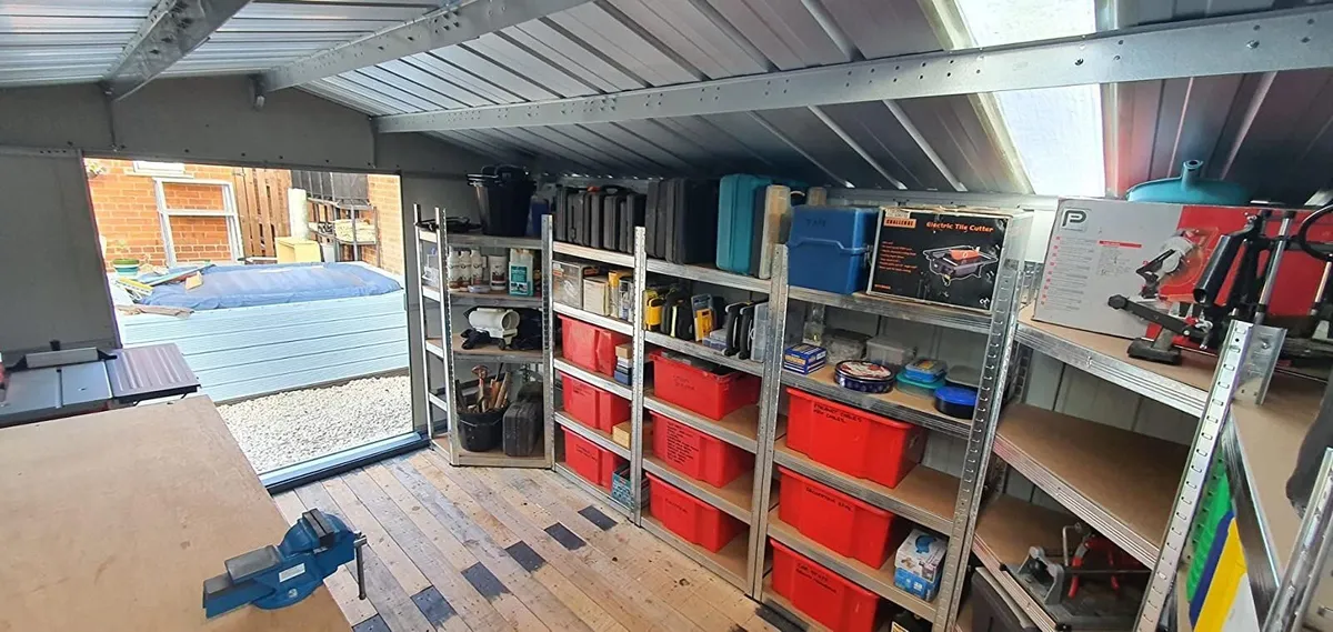 Workshop Garage Storage Shelving Racking Bays - Image 2