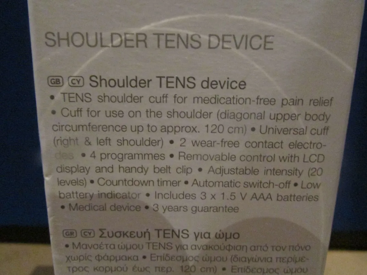 Shoulder Tens Device Pain Relief Cuff - Image 4