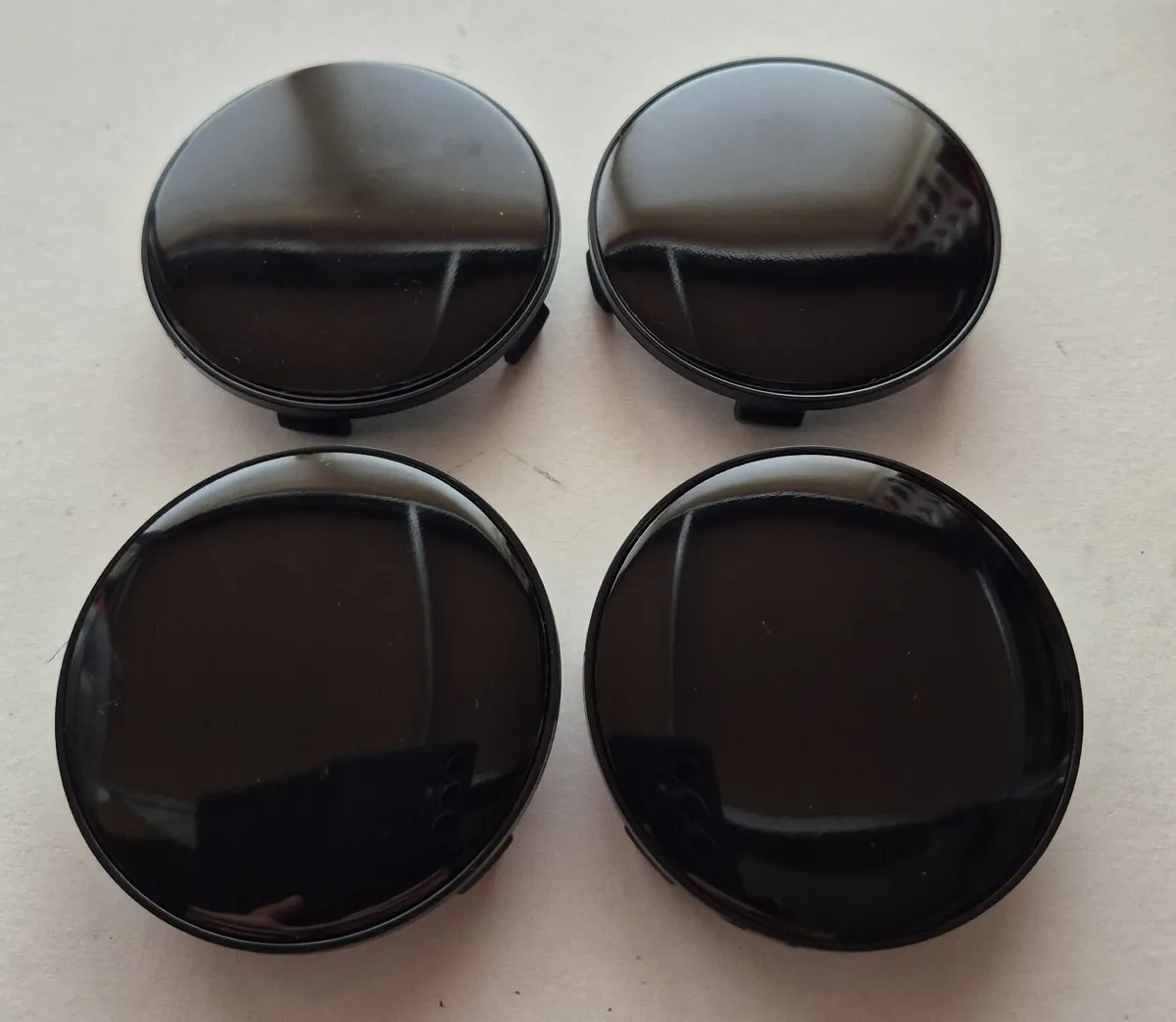 Gloss black BMW caps - FREE POST - Image 1