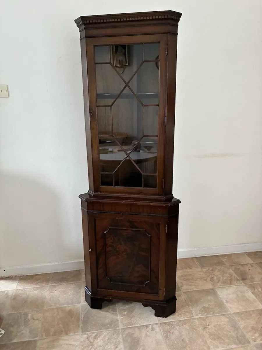 Vintage Corner Cabinet - Image 1