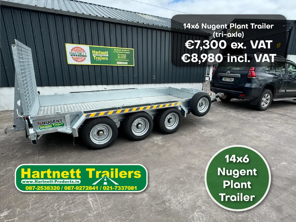 Nugent Plant Trailer 14x6 Tri Axle - Image 1