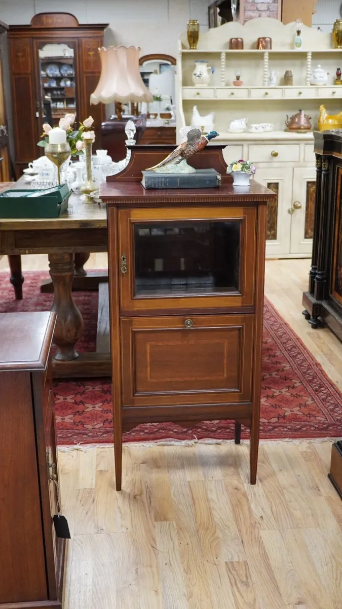 Edwardian Mahogany Music Cabinet c.1900 - Image 1