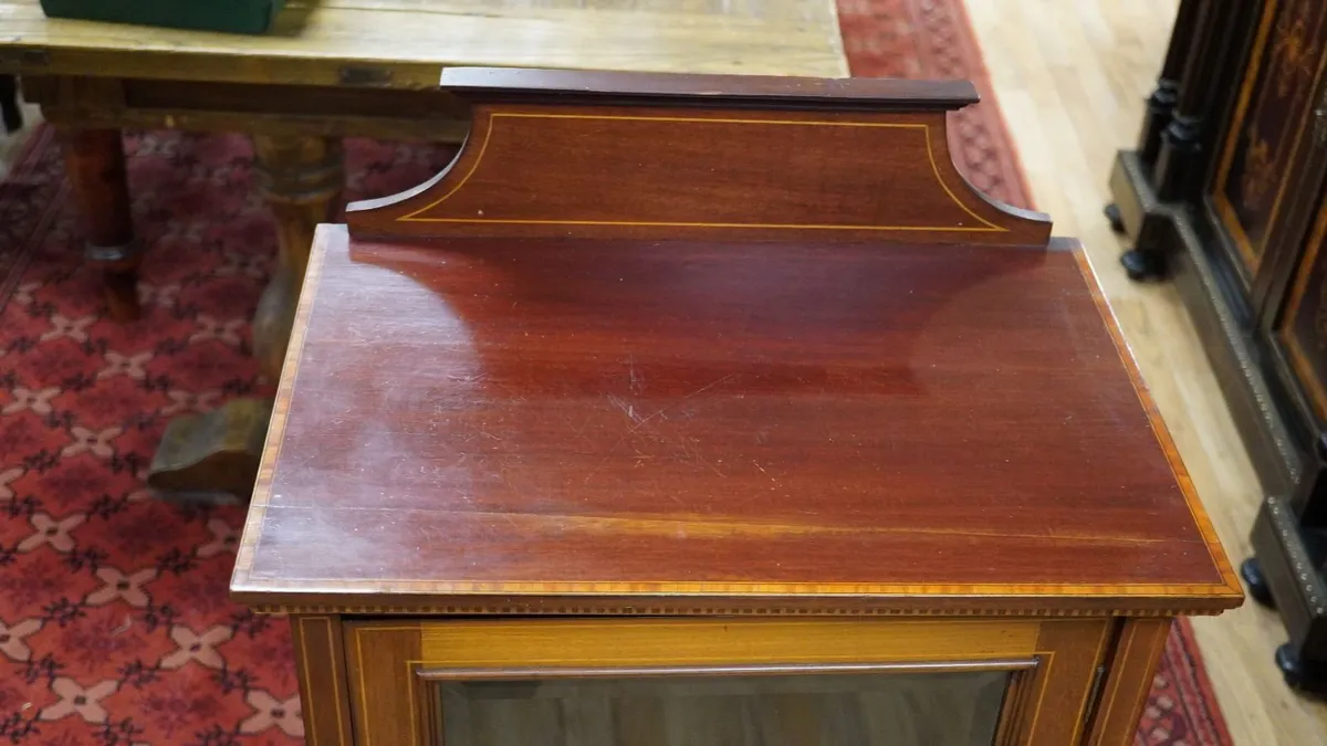 Edwardian Mahogany Music Cabinet c.1900 - Image 3