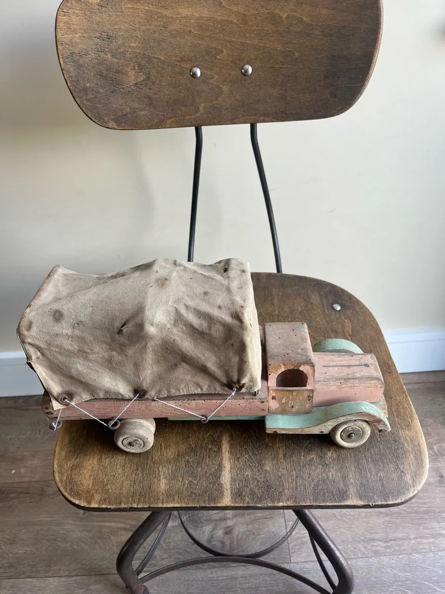 Antique/Vintage Handmade Toy Truck - Image 3