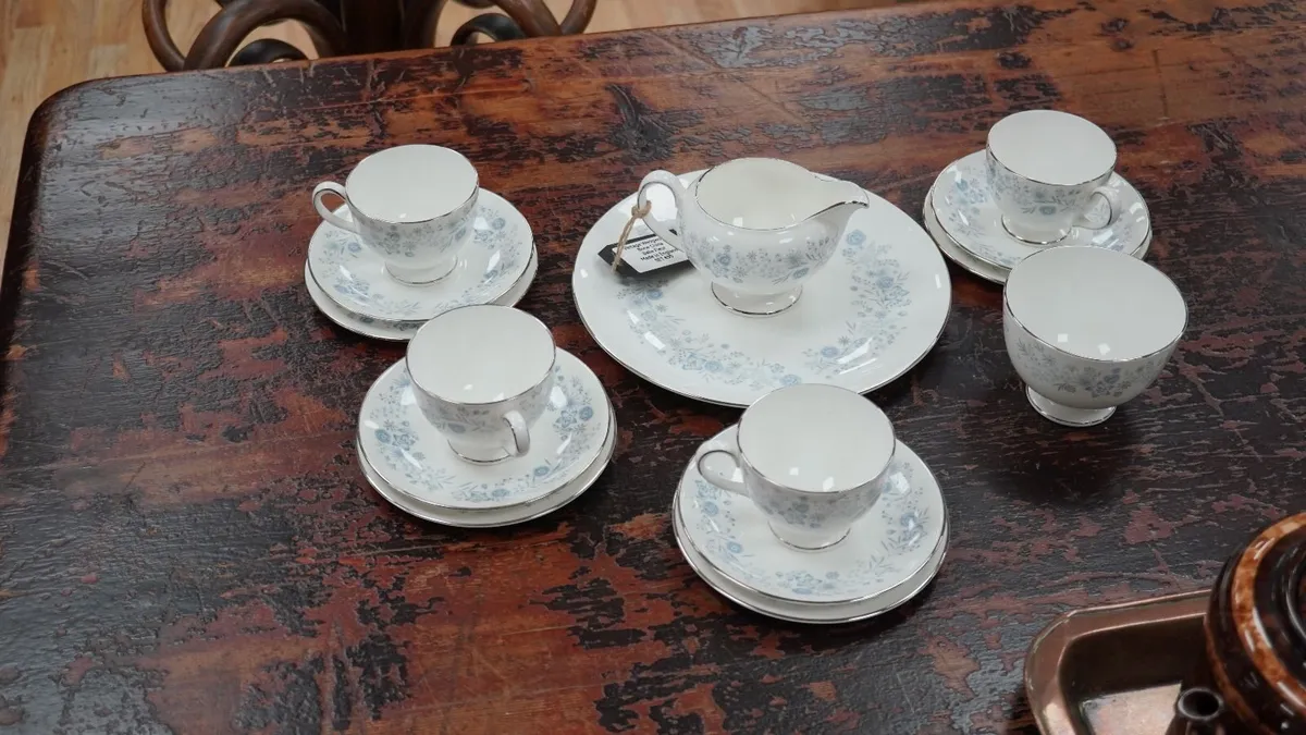 Vintage Wedgwood Bone China Tea Set - Image 1