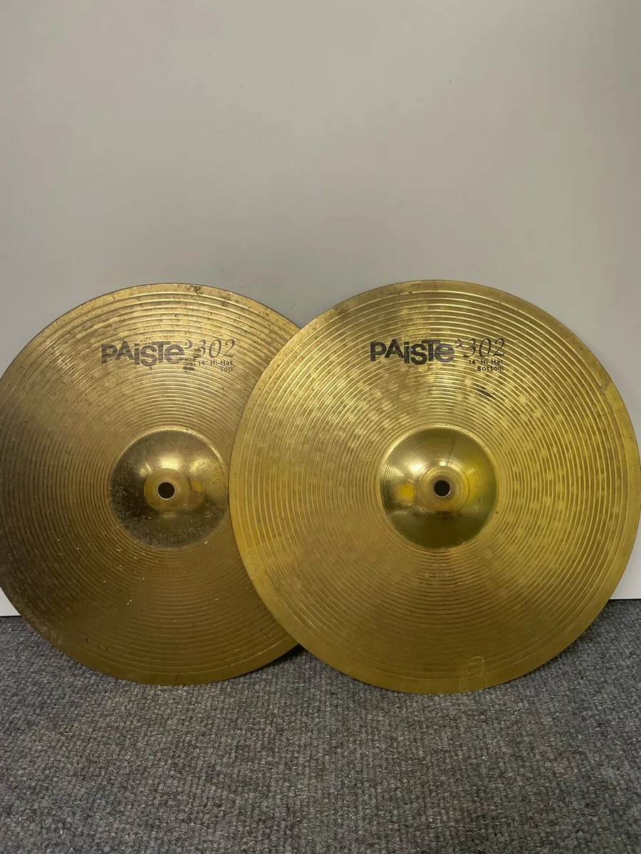 Paiste 302 14” Hi-hat Pair Top&Bottom - Image 1