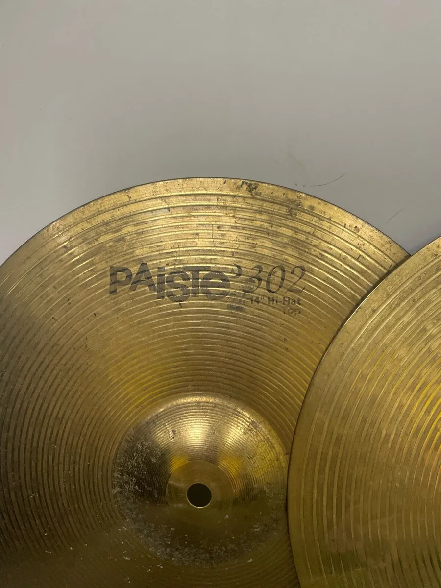 Paiste 302 14” Hi-hat Pair Top&Bottom - Image 2