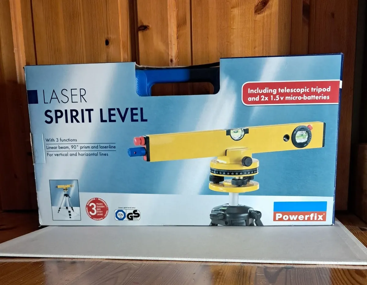 Powerfix KH 4008 Laser Spirit Level - never used - Image 1