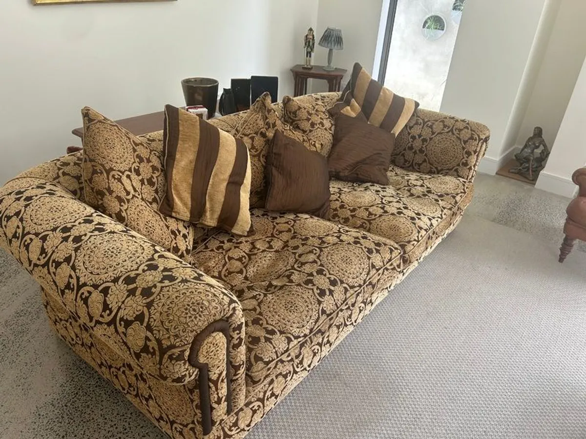 Large sofa and armchair - Image 1