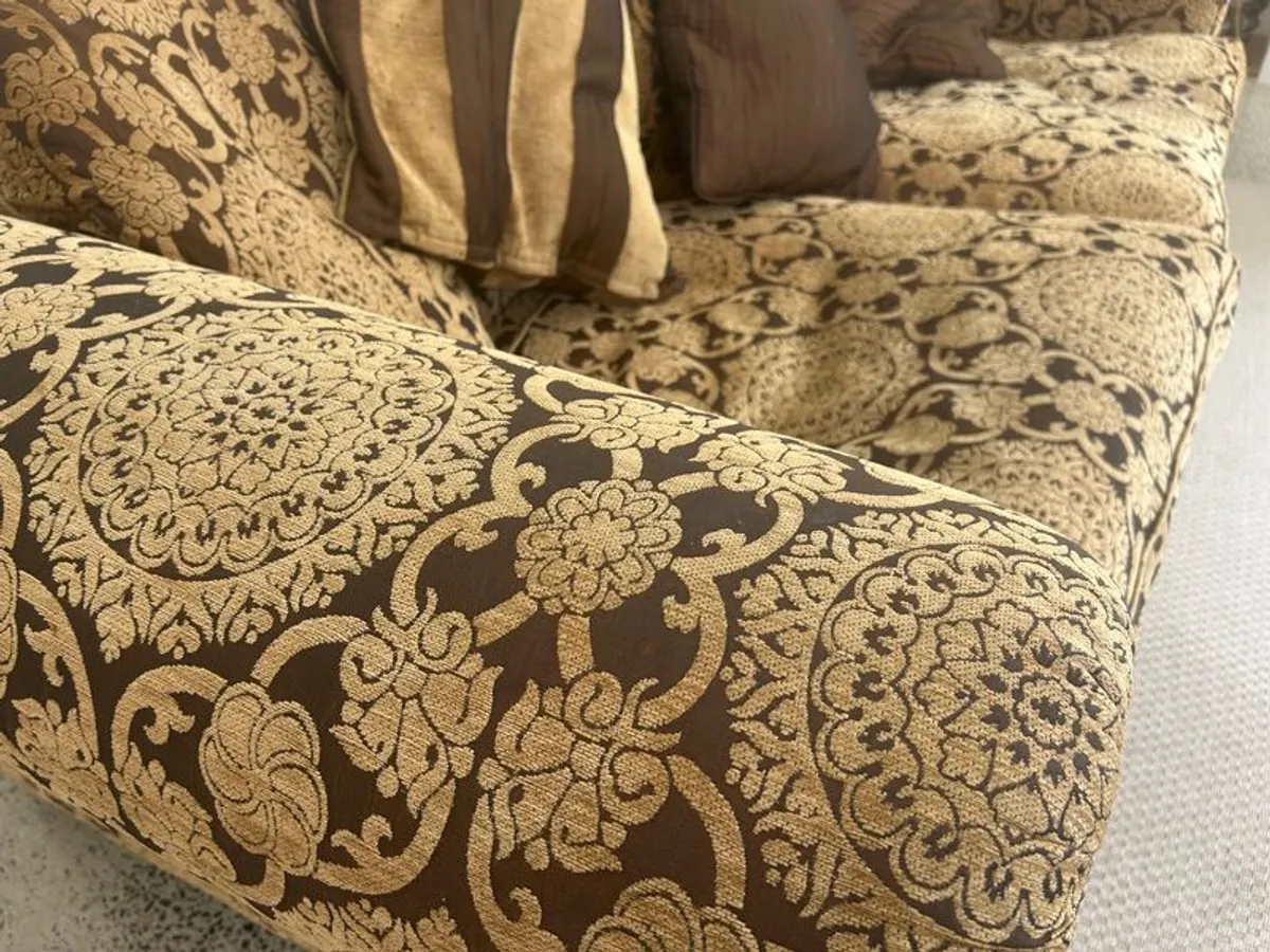 Large sofa and armchair - Image 2