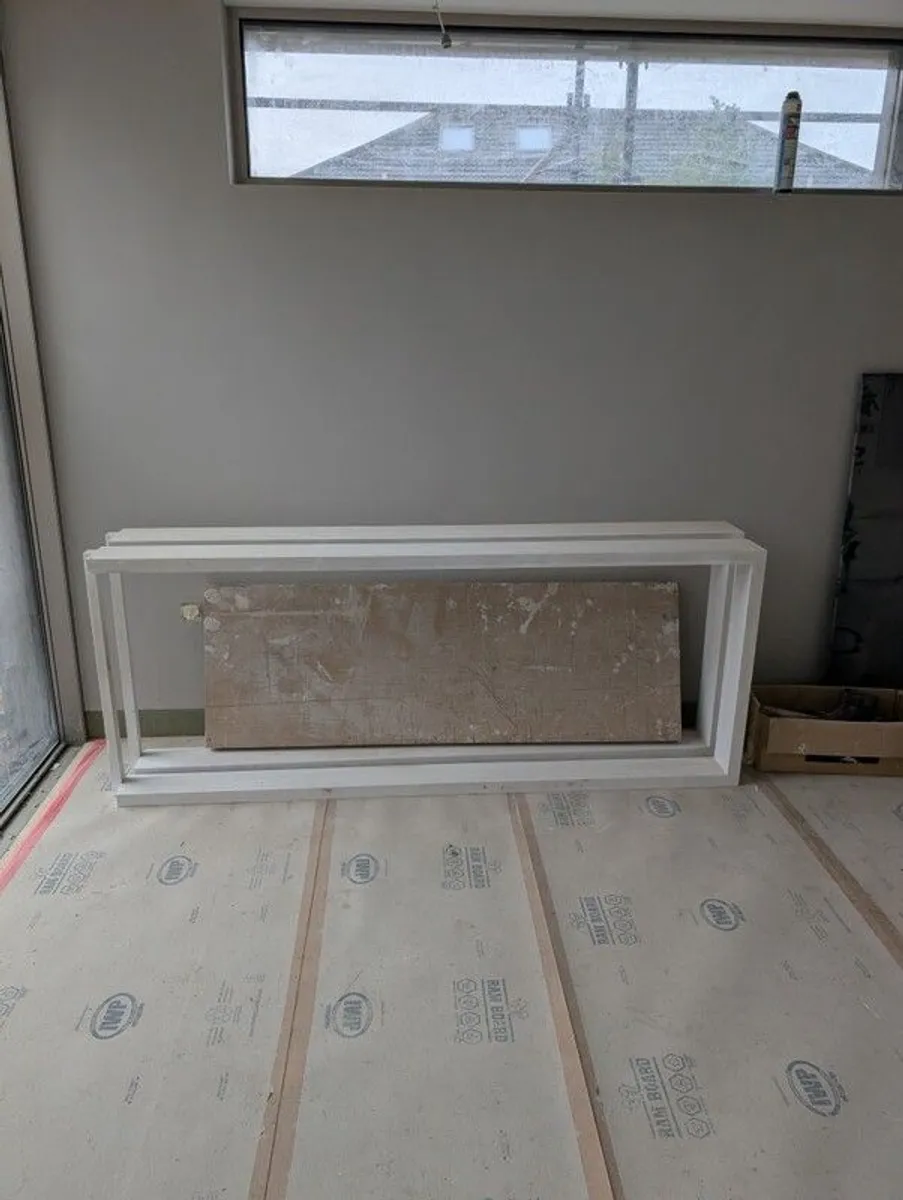 2x High-Spec Primed Doors (2.16m Tall) & Tulipwood Frames - Image 2