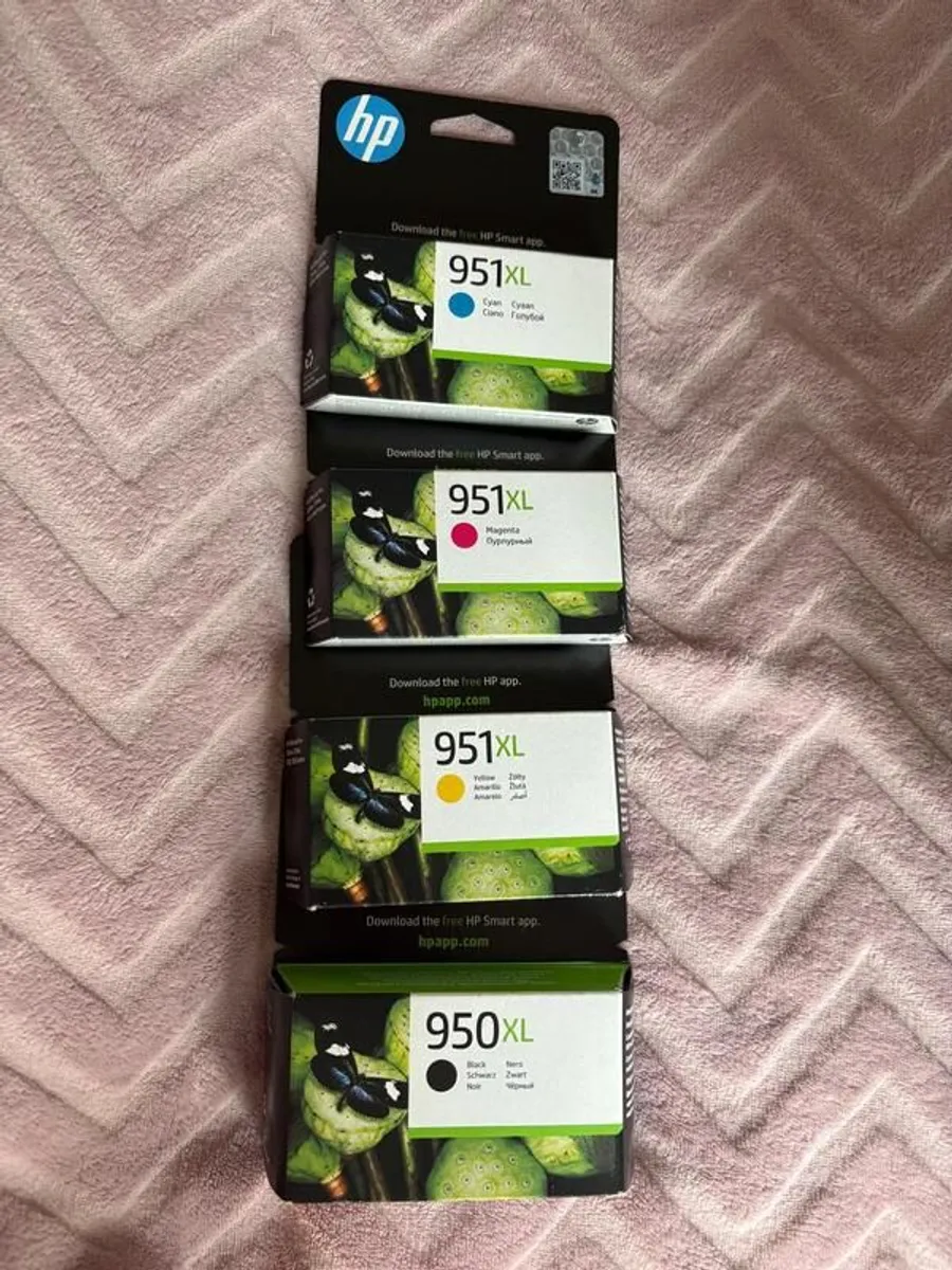 Genuine HP 950XL & 951XL High Yield Ink Unopened Boxed Set + Partial Stash - Image 1
