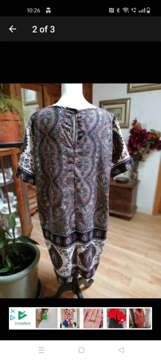 Ladies Zanzea cotton dress new never worn Size 18. - Image 2
