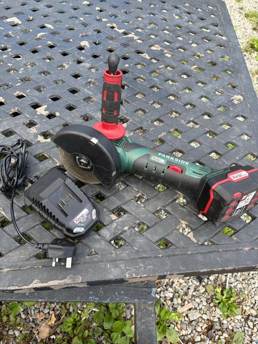 Parkside battery grinder imperfect working order - Image 1