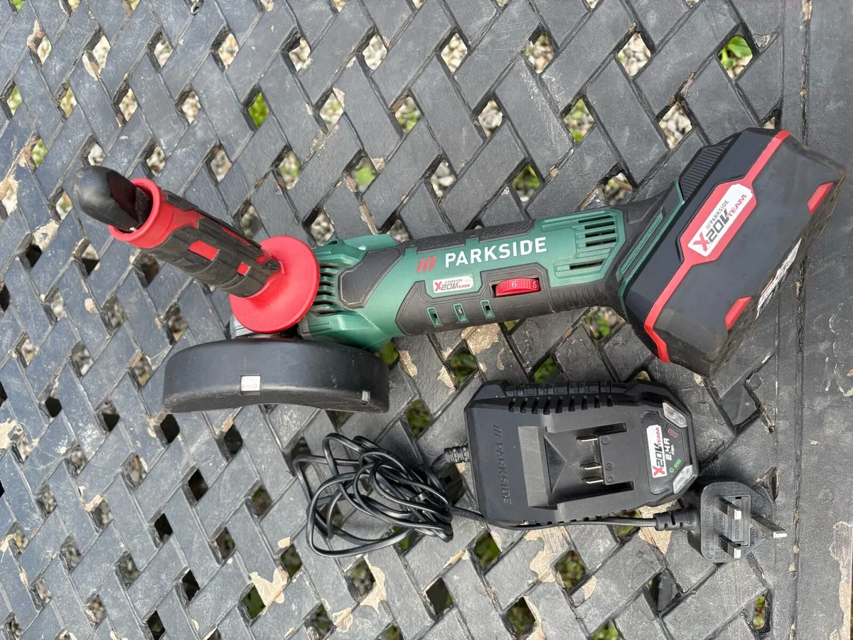 Parkside battery grinder imperfect working order - Image 2