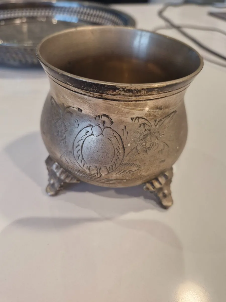 Vintage Moroccan Style EPNS Tea Set - Image 4