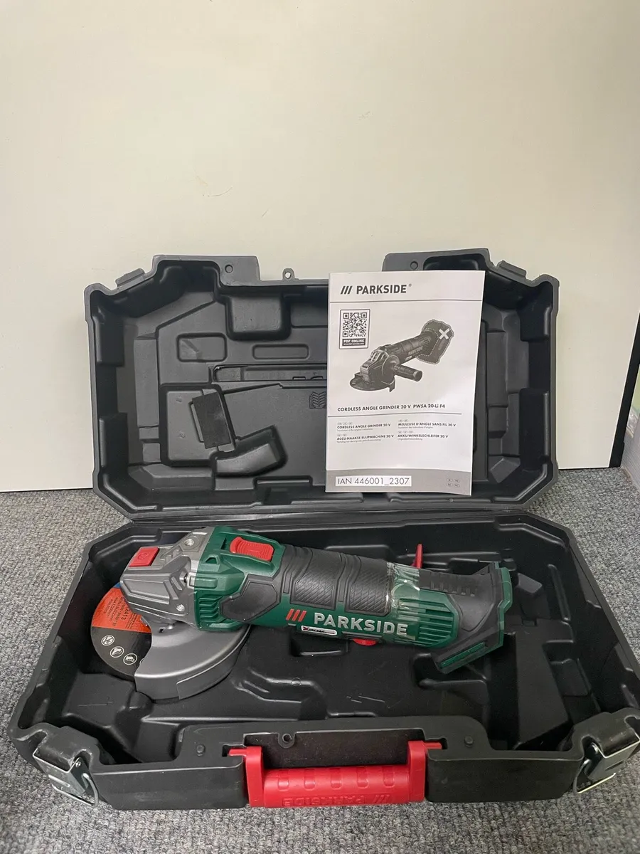 Parkside Cordless Angle Grinder - Baretool - Image 3