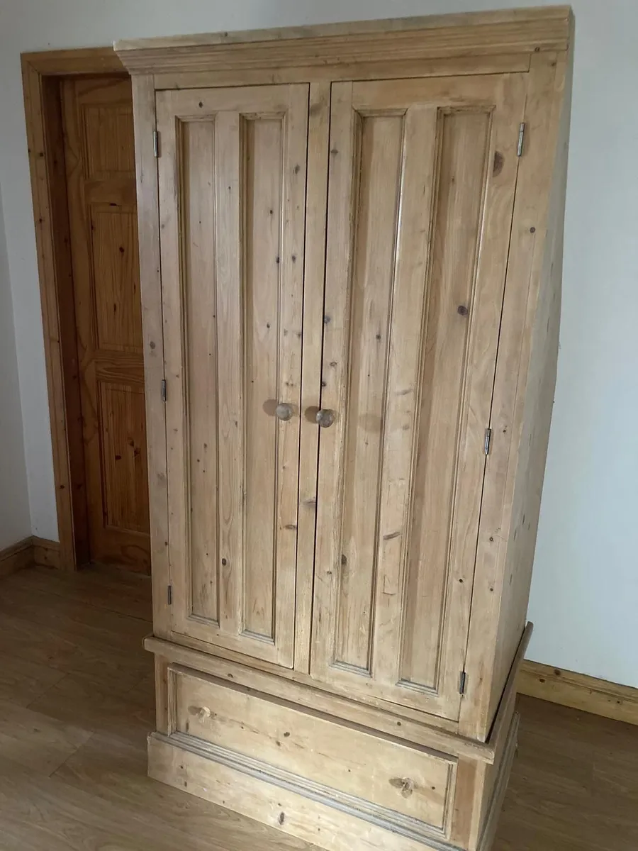 Solid Wood Wardrobe - Image 1