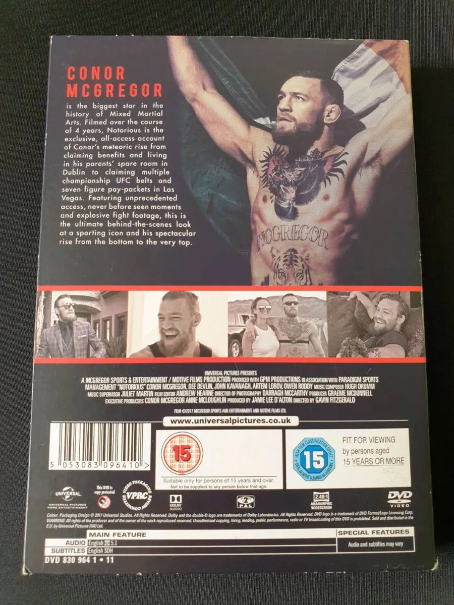 Notorious Conor McGregor DVD 2017 - Image 2