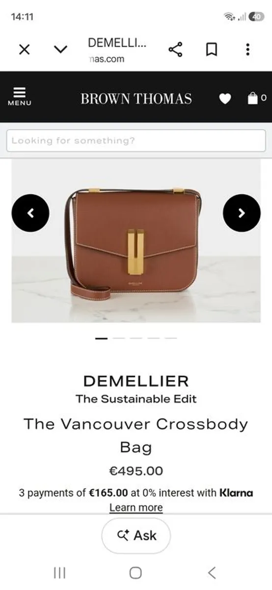 Demelier Vancouver crossbody bag - Image 1