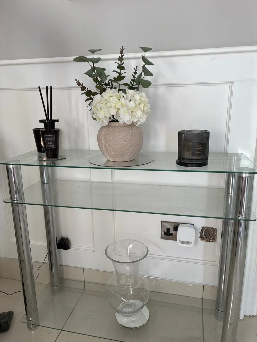 Glass Hall Table - Image 1