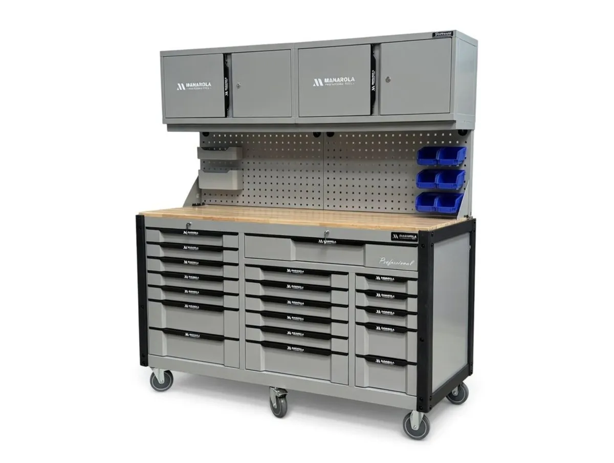Heavy Duty Tool Box Roller Cabinet 19 Drawer Tools - Image 1
