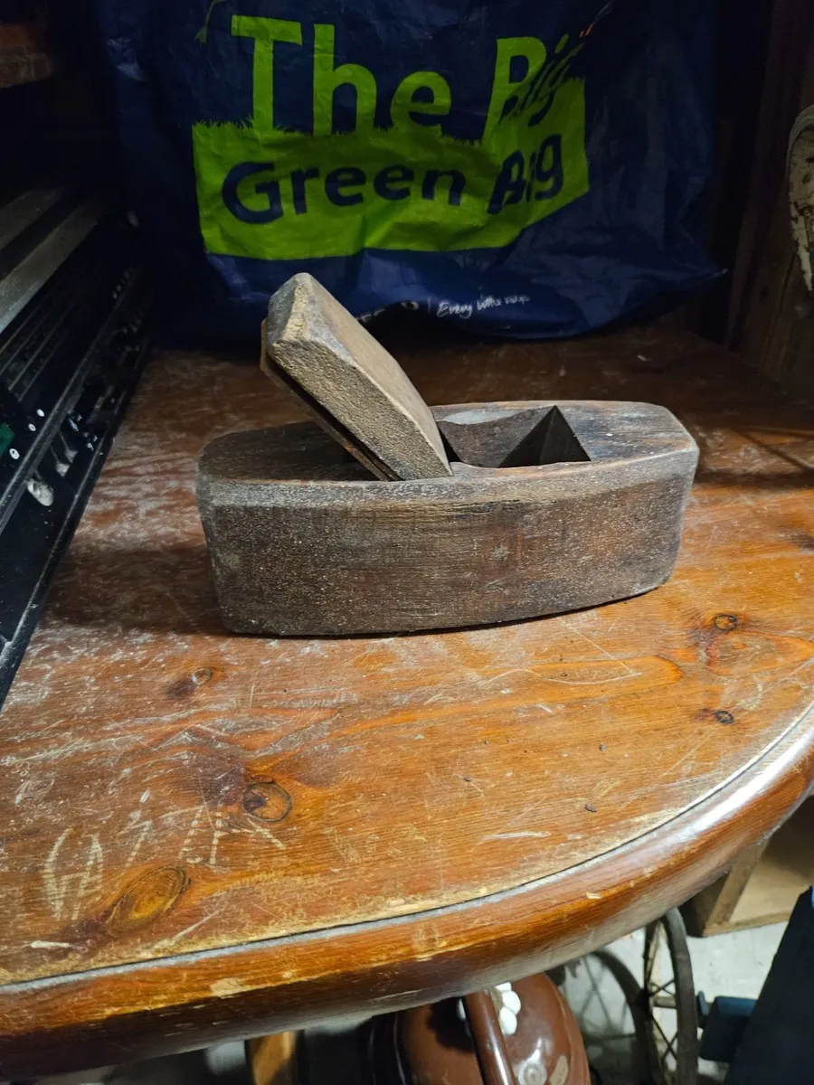 Vintage Wooden Planer - Image 3