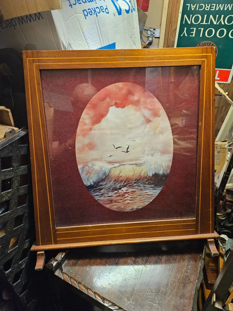 Vintage Mid Century Fire Screen - Image 1