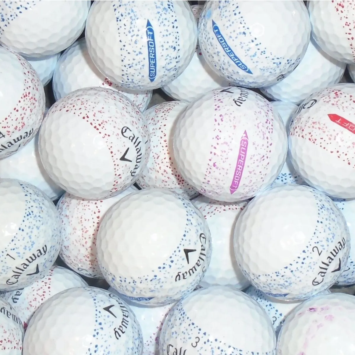 Callaway Supersoft Splatter Lake Golf Balls - 26