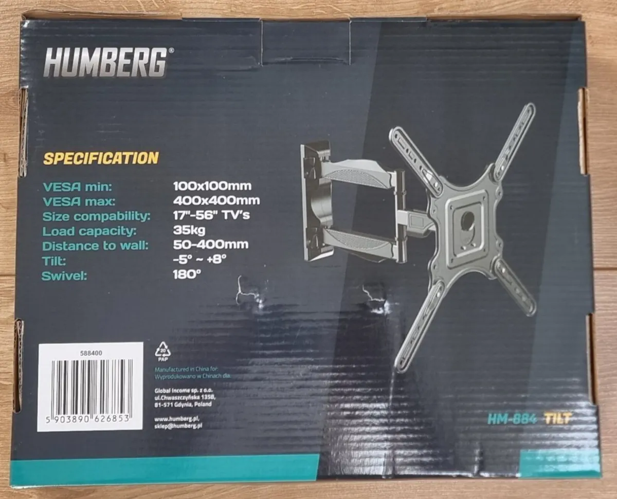 TV Wall Mount Bracket Arm Tilt Swivel 17-56" - Image 2