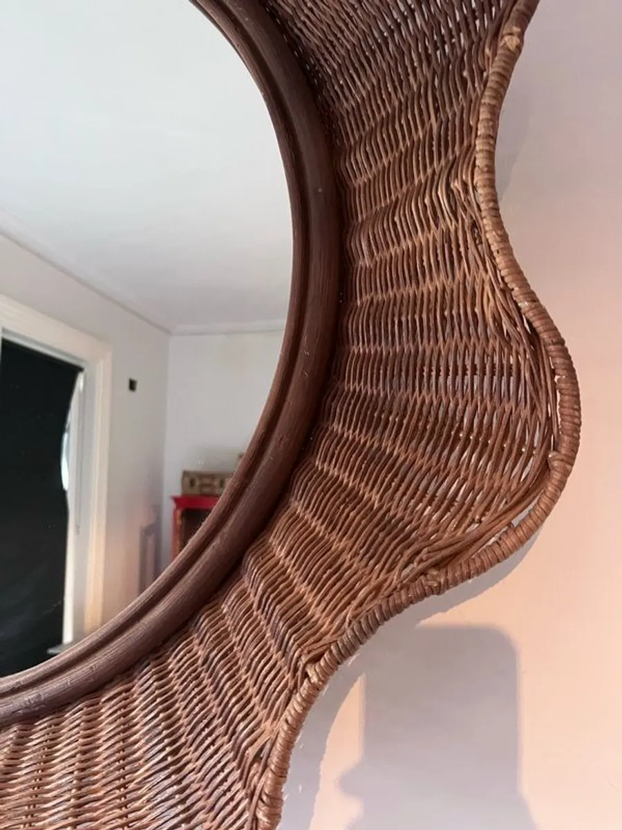 Rattan Wall Mirror - Image 3
