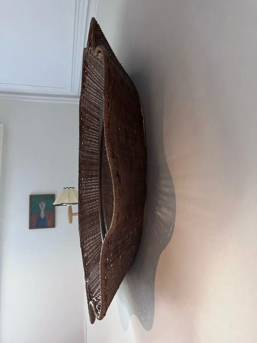 Rattan Wall Mirror - Image 4