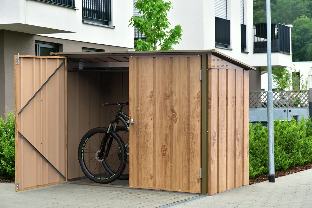 2🚲 6×3 Steel Bicycle Store – Secure Storage - Image 2