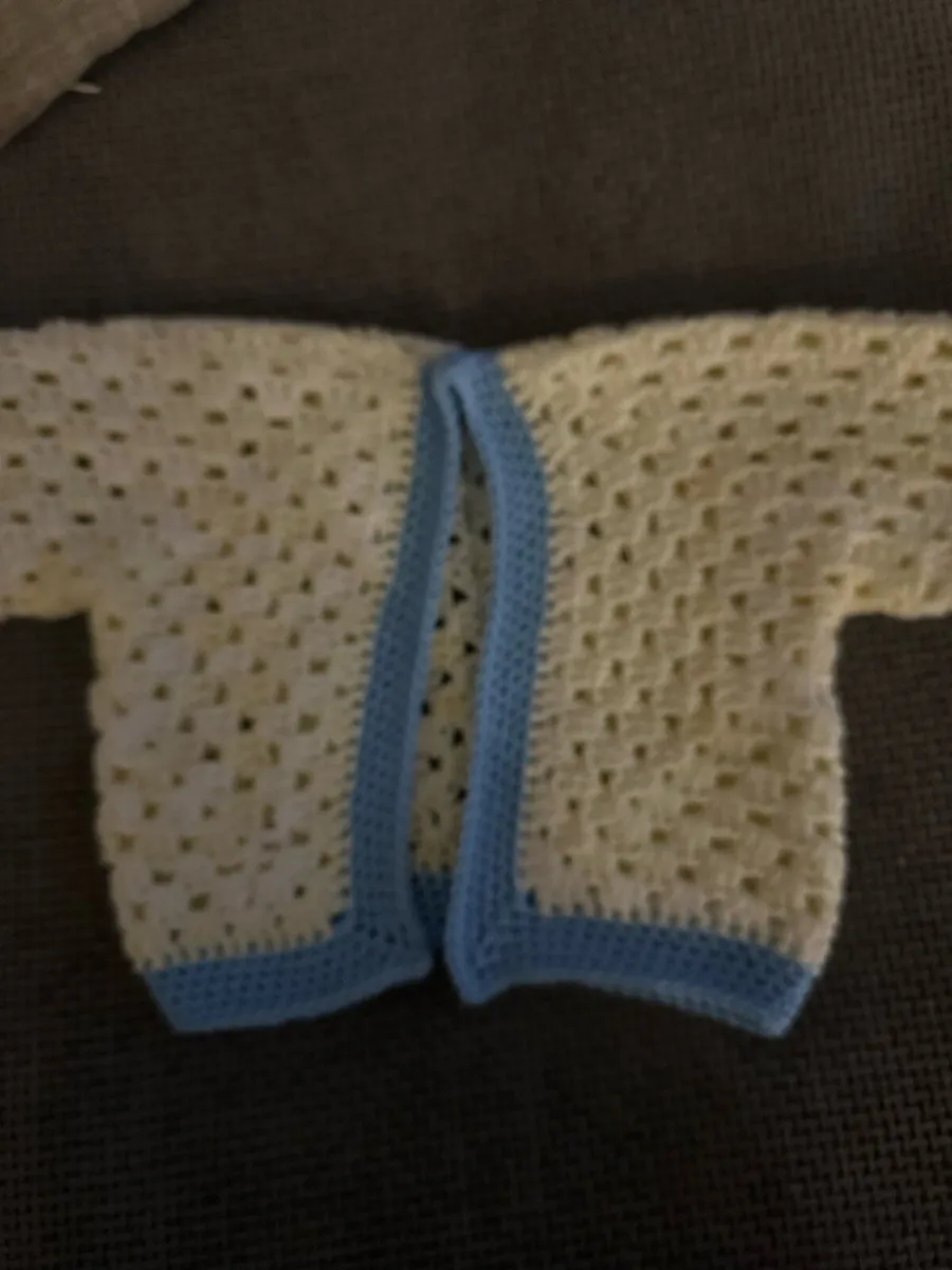 Baby crochet cardigan - Image 1