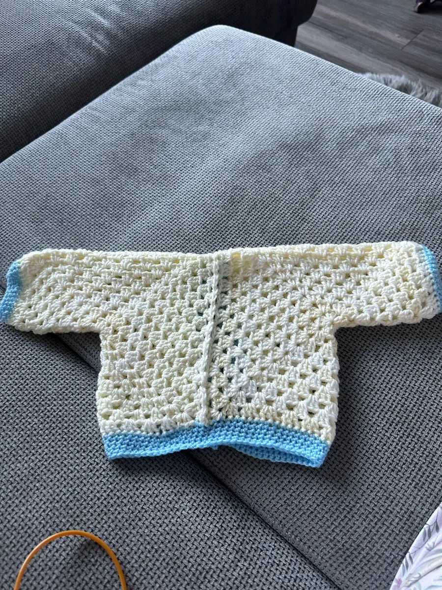 Baby crochet cardigan - Image 2