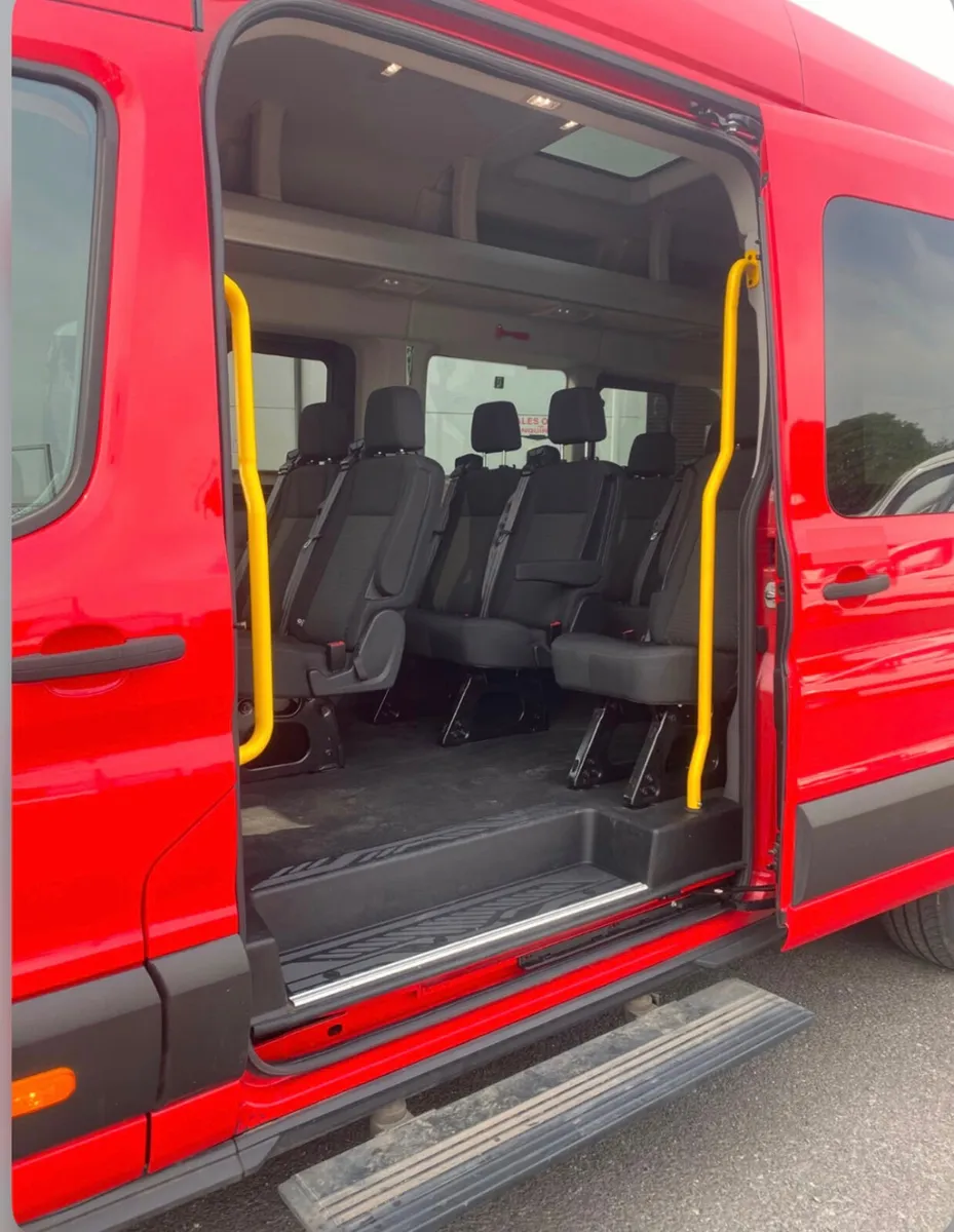 2022 ford transit minibus on Irish Plates - Image 3