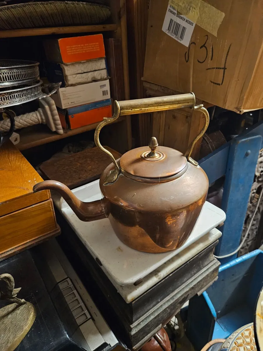 Vintage Copper Kettle - Image 1