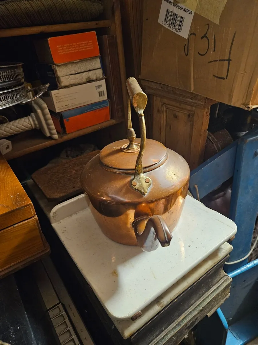 Vintage Copper Kettle - Image 3