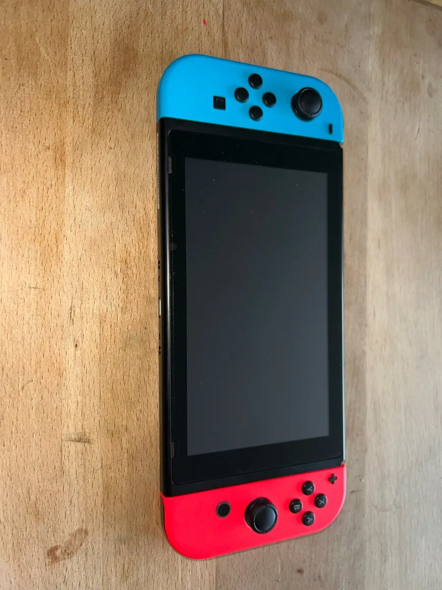 Nintendo Switch Neon Red/Blue-Excellent Condition - Image 1