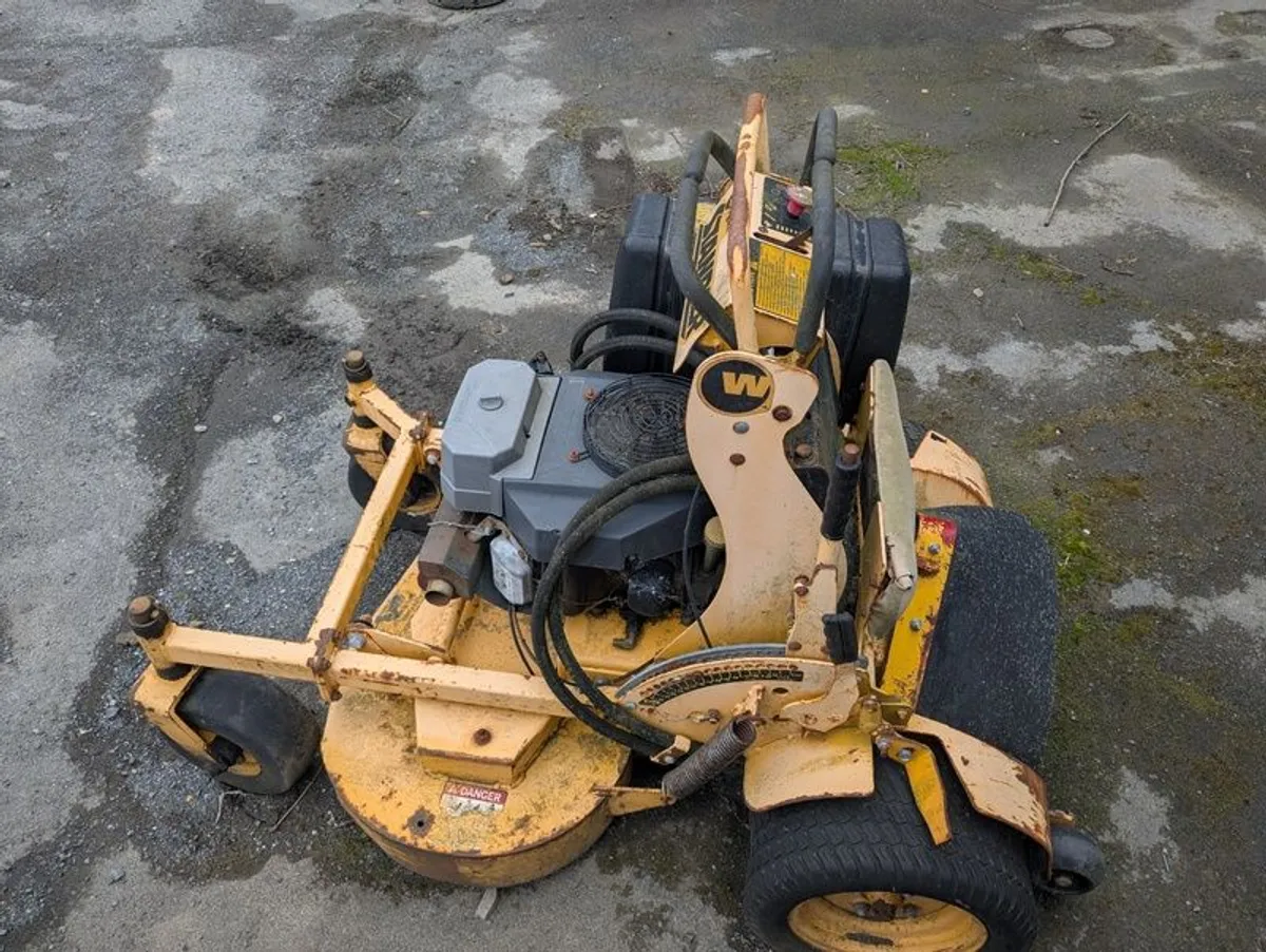 36 Inch Wright Stand On Petrol Mower - Image 2