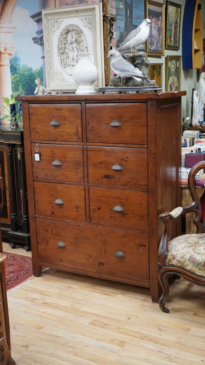 Irish Coast Reclaimed Wood Chest of Drawers - Image 1