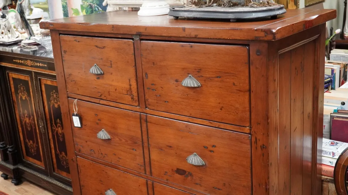 Irish Coast Reclaimed Wood Chest of Drawers - Image 2