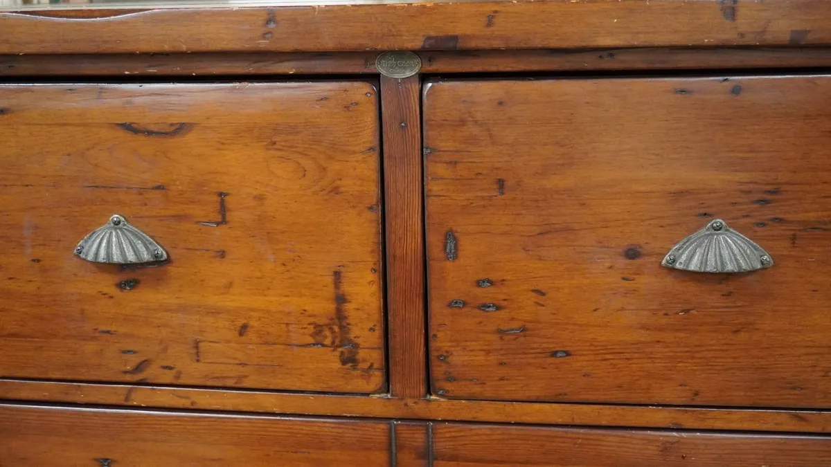 Irish Coast Reclaimed Wood Chest of Drawers - Image 4