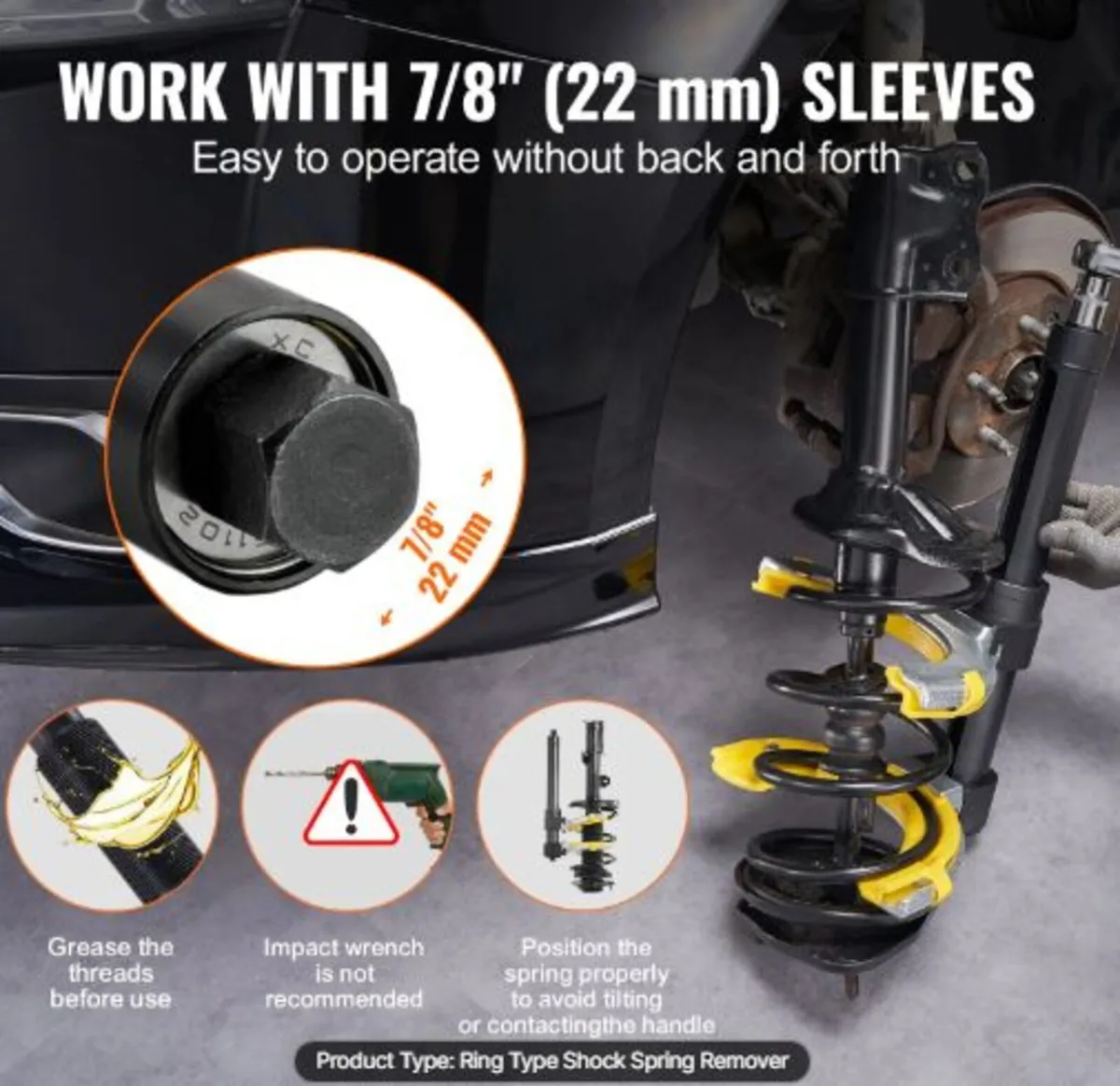 Strut Spring Compressor Set, Macpherson Strut - Image 3
